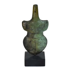 Load image into Gallery viewer, Cycladic Violos Greek Bronze Female Figurine - Abstract Art statue - Simplicity
