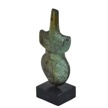 Load image into Gallery viewer, Cycladic Violos Greek Bronze Female Figurine - Abstract Art statue - Simplicity
