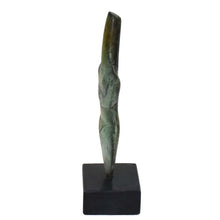 Load image into Gallery viewer, Cycladic Violos Greek Bronze Female Figurine - Abstract Art statue - Simplicity
