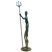 Load image into Gallery viewer, Poseidon bronze statue - Ancient Greek God of the sea - Twelve Olympians
