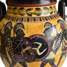 Load image into Gallery viewer, Achilles Hector Menelaos Paris - Trojan War Theme - Amphora - Museum Replica
