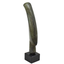 Load image into Gallery viewer, Cycladic Bronze Head on marble base - Ancient Art Abstract - Simplicity
