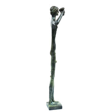 Load image into Gallery viewer, Asclepius God of Medicine Bronze Figurine - Rod with Snake - Healing Powers
