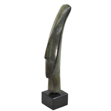 Load image into Gallery viewer, Cycladic Bronze Head on marble base - Ancient Art Abstract - Simplicity
