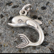 Load image into Gallery viewer, Dolphin Sterling Silver Pendant
