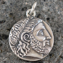 Load image into Gallery viewer, Phillip II Macedon Depicting Zeus Coin Pendant - King of the Olympians Gods
