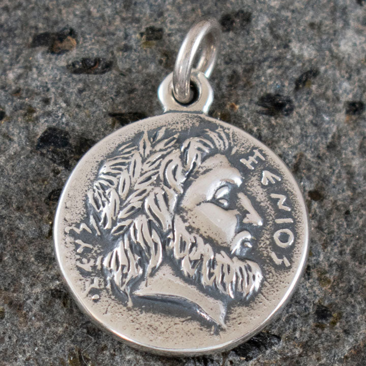 Phillip II Macedon Depicting Zeus Coin Pendant - King of the Olympians