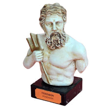 Load image into Gallery viewer, Poseidon small statue figurine - Greek God of the sea - Twelve Olympians
