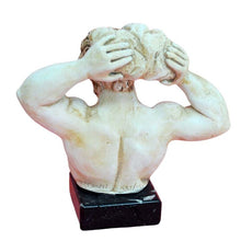 Load image into Gallery viewer, Cyclops small head bust on marble base - Ancient Greek Mythology - Odyssey
