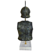 Load image into Gallery viewer, Pure bronze small Helmet Armor set - Ancient Athenian Hoplite soldiers infantry
