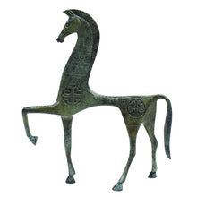 Load image into Gallery viewer, Dancing Horse figurine - Pure bronze item - Replica of Delphi Museum in Greece
