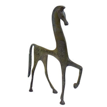 Load image into Gallery viewer, Dancing Horse figurine - Pure bronze item - Replica of Delphi Museum in Greece
