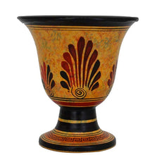 Load image into Gallery viewer, Pythagoras Fair Cup - Acropolis of Athens and the owl of Wisdom - Handpainted
