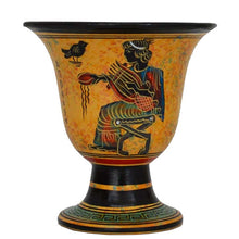 Load image into Gallery viewer, Pythagoras Fair Cup - Hand painted with Apollo Greek God of Music - Oracle at Delphi
