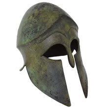 Load image into Gallery viewer, Corinthian pure bronze large helmet - Hoplite soldier Athenian Spartan infantry
