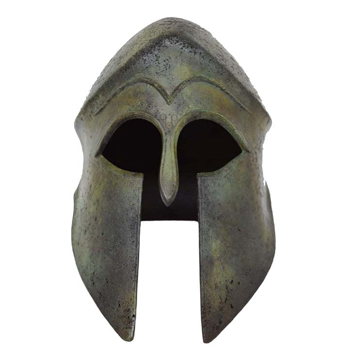 Corinthian pure bronze large helmet - Hoplite soldier Athenian Spartan infantry