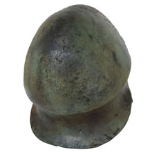 Load image into Gallery viewer, Corinthian pure bronze large helmet - Hoplite soldier Athenian Spartan infantry
