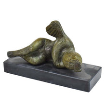 Load image into Gallery viewer, Sleeping Eros Bronze Figurine - Winged God of Love - Son of Aphrodite - Cupid
