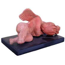 Load image into Gallery viewer, Sleeping Eros Ceramic Figurine - Winged God of Love - Son of Aphrodite - Cupid
