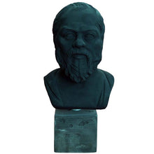 Load image into Gallery viewer, Socrates Greek Philosopher black bust - Western Philosophy - Plato Aristotle
