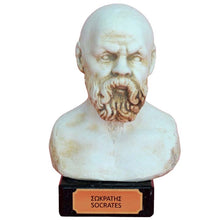 Load image into Gallery viewer, Socrates Greek Philosopher small bust - Western Philosophy - Plato Aristotle
