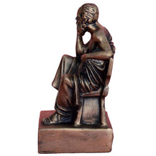 Load image into Gallery viewer, Socrates Greek Philosopher small statue - Western Philosophy - Plato Aristotle
