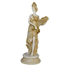 Load image into Gallery viewer, Demeter Alabaster aged sculpture - Ancient Goddess of Agriculture and Harvest
