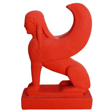 Load image into Gallery viewer, Sphinx statue Red sculpture - Museum Replica - Guardian of sacred places
