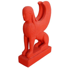 Load image into Gallery viewer, Sphinx statue Red sculpture - Museum Replica - Guardian of sacred places
