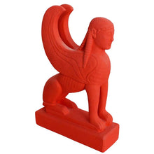 Load image into Gallery viewer, Sphinx statue Red sculpture - Museum Replica - Guardian of sacred places
