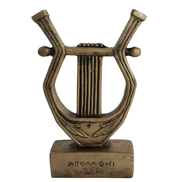 Apollo Lyre sculpture - Harp  - God of Music - Ancient Greece