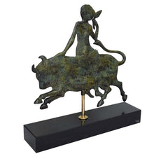 Load image into Gallery viewer, The Abduction of Europa by Zeus bronze flat figure - The godmother of a continent
