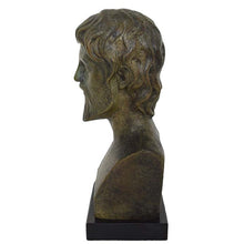 Load image into Gallery viewer, Democritus bronze Bust statue - Father of Atomic Theory Ancient Greek Philosopher
