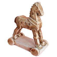 Load image into Gallery viewer, Trojan horse statue sculpture - Greek Mythology - Homer iliad - Odysseas
