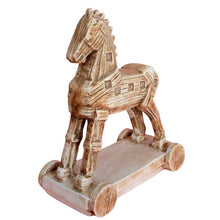 Load image into Gallery viewer, Trojan horse statue sculpture - Greek Mythology - Homer iliad - Odysseas
