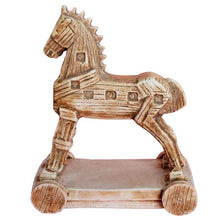 Load image into Gallery viewer, Trojan horse statue sculpture - Greek Mythology - Homer iliad - Odysseas
