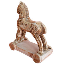 Load image into Gallery viewer, Trojan horse statue sculpture - Greek Mythology - Homer iliad - Odysseas
