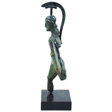 Load image into Gallery viewer, Trojan War Bronze Figurine - Ancient Greek Warrior sculpture - Homer iliad
