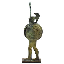 Load image into Gallery viewer, Trojan War small bronze statue - Ancient Greek Warrior sculpture - Homer iliad
