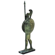 Load image into Gallery viewer, Trojan War small bronze statue - Ancient Greek Warrior sculpture - Homer iliad
