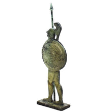 Load image into Gallery viewer, Trojan War small bronze statue - Ancient Greek Warrior sculpture - Homer iliad
