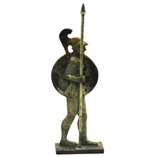 Load image into Gallery viewer, Trojan War small bronze statue - Ancient Greek Warrior sculpture - Homer iliad
