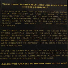 Load image into Gallery viewer, Delphic Oracle Cards - Temple of Apollo Delphi - Pythia Message - Self Knowledge
