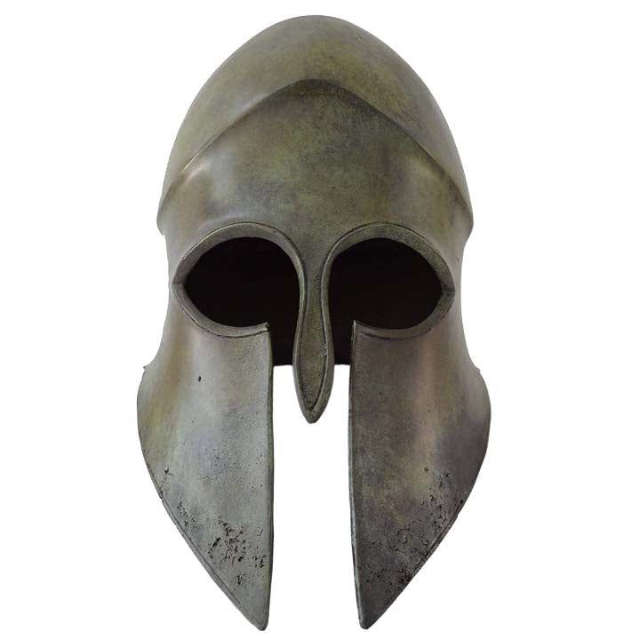 Corinthian solid bronze helmet - Olympia Museum Reproduction - Spartan Armor