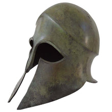 Load image into Gallery viewer, Corinthian solid bronze helmet - Olympia Museum Reproduction - Spartan Armor
