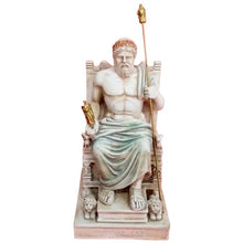 Load image into Gallery viewer, Zeus King of the Olympians Gods statue - Ruler of Sky and Thunder - Olympus
