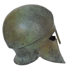 Load image into Gallery viewer, Corinthian solid Bronze helmet - Olympia Museum Reproduction - Spartans Armor
