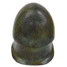 Load image into Gallery viewer, Corinthian solid Bronze Helmet with Owl Carvings
