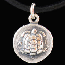 Load image into Gallery viewer, Turtle Silver Pendant - Symbol of Longevity Protection - Aegina Land Tortoise
