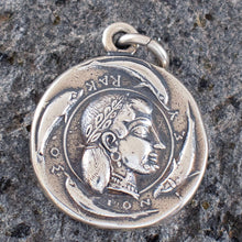 Load image into Gallery viewer, Artemis Silver Coin Pendant - Syracuse Coin - Diana Mistress of Animals - Nike
